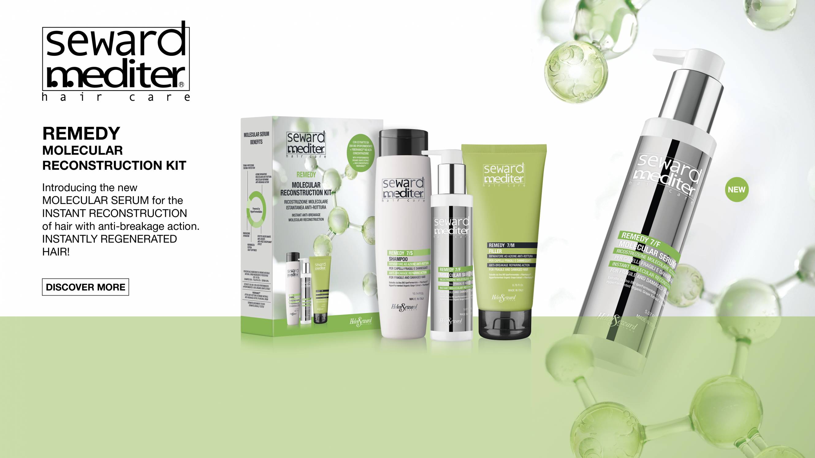 Seward Mediter Remedy – sada pro hloubkovou rekonstrukci vlasů.