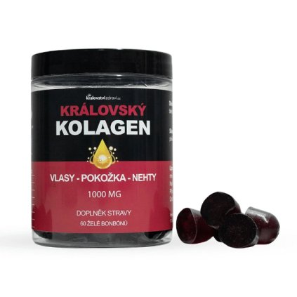 Královský Kolagen malina, péče o pleť, vlasy a nehty