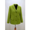 Dámské zelené sako Diana nadměrné velikosti.