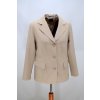 Dámské béžové sako Diana nadměrné velikosti.