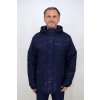 Pánská modrá zimní bunda David nadměrné velikosti