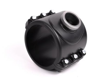 Plastica Alfa navŕtavací pás 140 x 1 1/2" F s oceľovým krúžkom, PN16