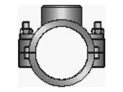 Navrtávacia objímka 200-2" kov. príruba 8ks-box