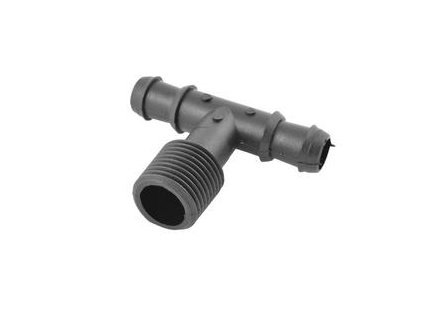 Plastica Alfa nástrčný T - kus 16 x 1/2" M x 16, PN4