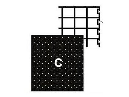 Mriežka pod filtračné médiá 100 x 100 x 0,3 cm