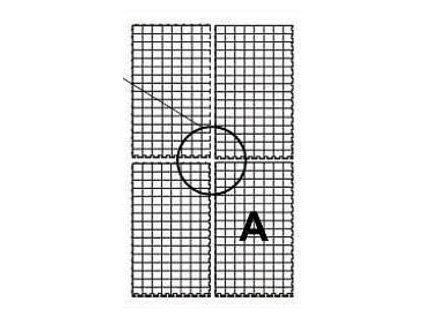 Mriežka pod filtračné médiá 34 x 20 x 1,5 cm