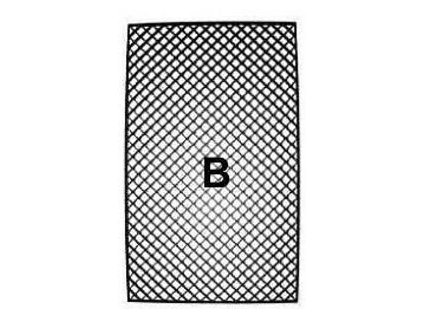 Mriežka pod filtračné médiá 68 x 40 x 1,2 cm