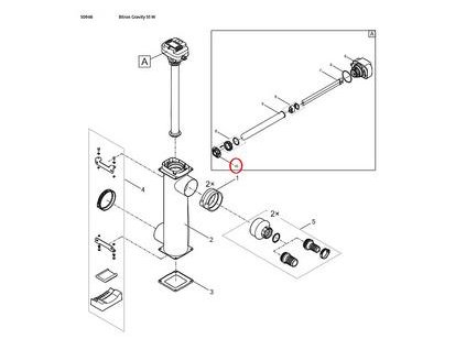 Oase ochrana žiarivky pre Bitron Gravity 55 W