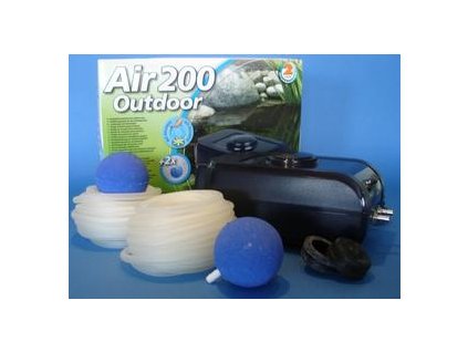 Vzduchovacie čerpadlo Air 200 OUTDOOR/200Lit/hod + 2-kamene-2x5m hadička