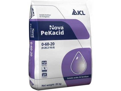NOVA PeKacid kyselina fosforečná s draslíkom hnojivo 25 kg