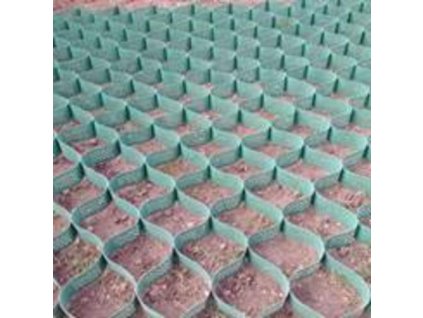 Geomreža Geocells - GC0778 75 mm x 1,2 mm, 2,8 x 4,24m, čierna, perforovaná