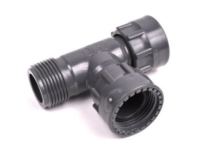 Rain PVC holendrový T kus 1" M x F x F, PN12