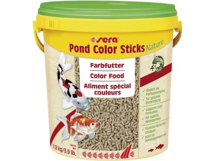 Sera krmivo pre ryby Pond Color Sticks Nature 10 l