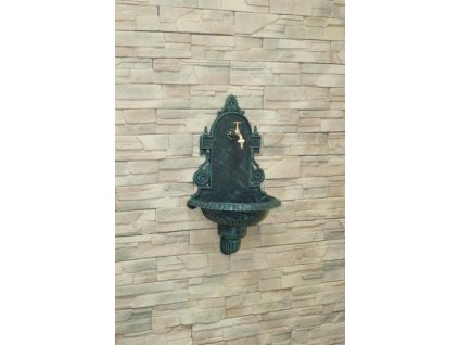 VERONA nástenné umývadlo + kohút 1/2" antická zelená 66 / 39 / 24 cm