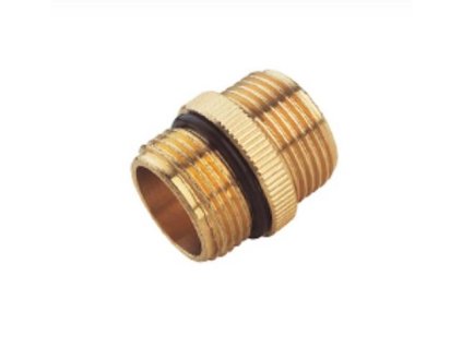 Mosadzná vsuvka s tesnenim 1" M x M, PN10