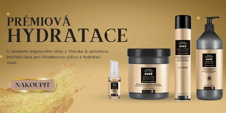 BLACK Doré Argan péče pro suché a lámavé vlasy