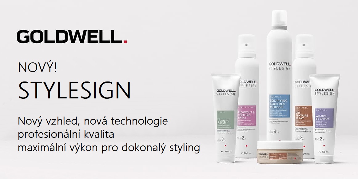 GOLDWELL StyleSign nové provedení, nová technologie, nekompromisní výsledky