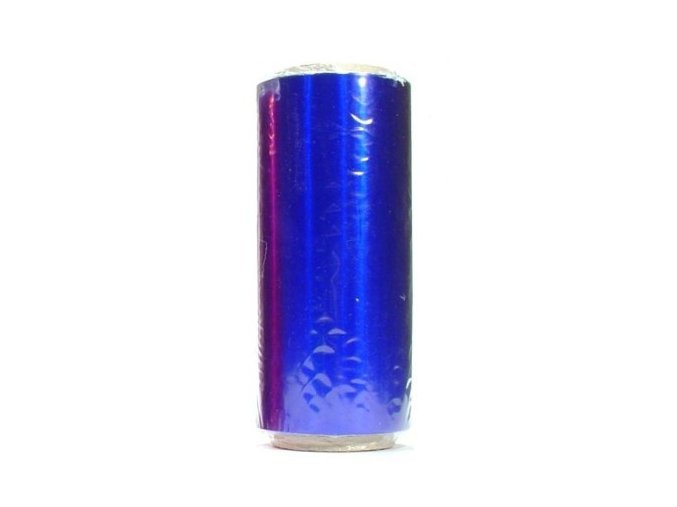 Kadeřnické pomůcky Kadeřnický barevný alobal na melír 50m - modrý - slabší