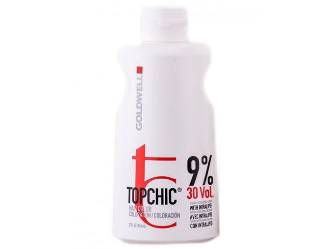 GOLDWELL Topchic Developer Lotion 9% (vol30) - krémový peroxid vodíků 1000ml