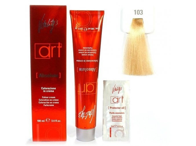 VITALITYS Art Absolute Barva na vlasy s leskem - ultra blond zlatá 103
