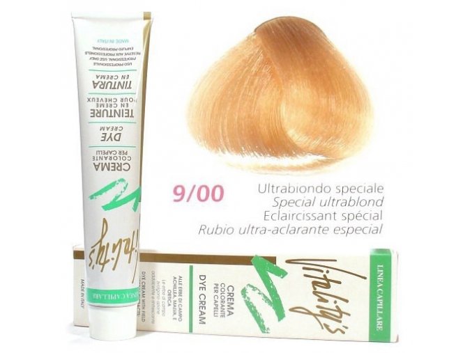 VITALITYS Green Permanentní krémová barva na vlasy - Ultra blond specialní 9-00