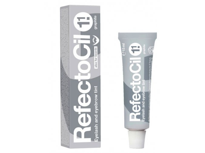 REFECTOCIL č.1,1 GRAPHITE - Profesionální barva na řasy, obočí a vousy 15ml - Grafitová