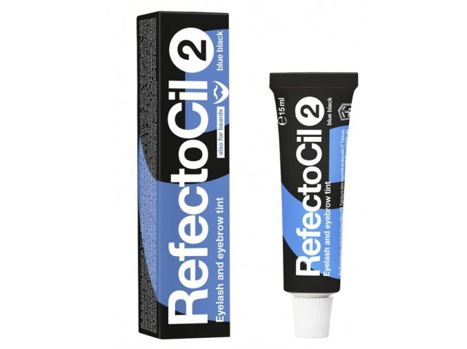 REFECTOCIL č.2 BLUE BLACK - Profesionální barva na řasy, obočí a vousy 15ml - Modročerná