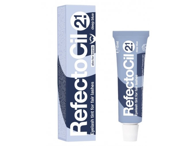 REFECTOCIL č.2,1 DEEP BLUE - Profesionální barva na řasy, obočí a vousy 15ml - Modrá