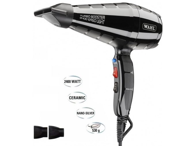 WAHL 4314-0475 Turbo Booster 3400 Ergo Light profesionální fén na vlasy 2400W