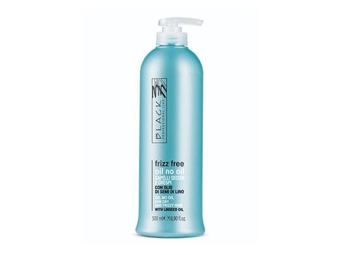 BLACK Péče o vlasy Frizz Free Oil No Oil usnadňuje rozčesávání kudrnatých vlasů 500ml