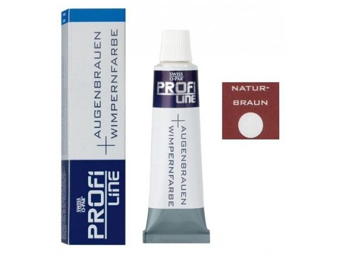 PROFI LINE Profesionální barva na obočí a řasy 15ml - Přírodní hnědá
