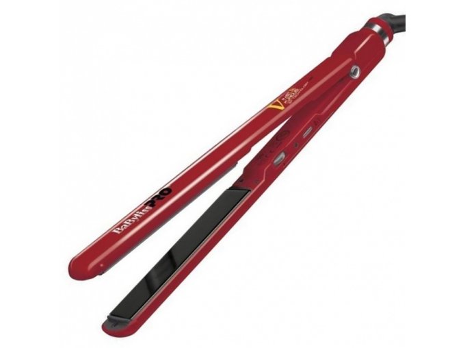 BABYLISS PRO 2072EPRE Sleek Expert EP Technology 5.0 profesionální žehlička na vlasy - 24mm - RED