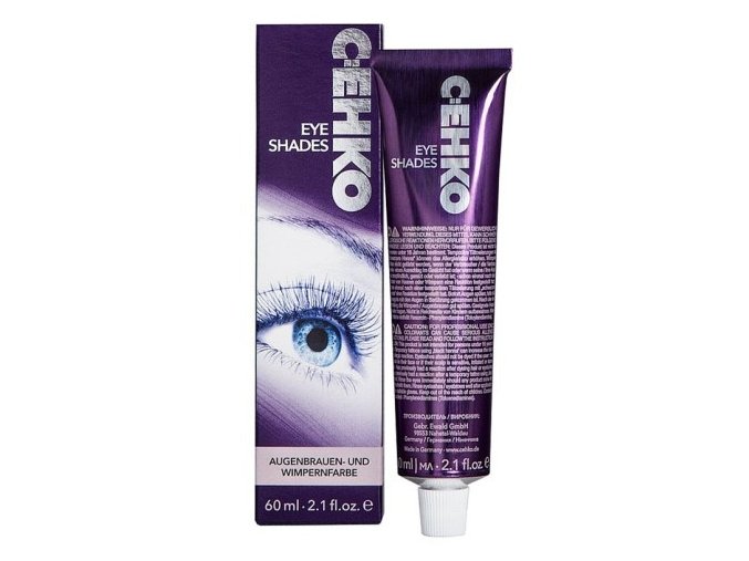 C:EHKO Eye Shades Modročerná - profi barva na řasy a obočí pro kosmetičky - 60ml