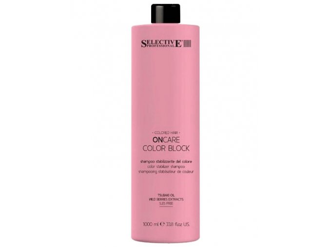 SELECTIVE ONcare Color Block Shampoo - šampón pro stabilizaci barvy vlasů 1000ml