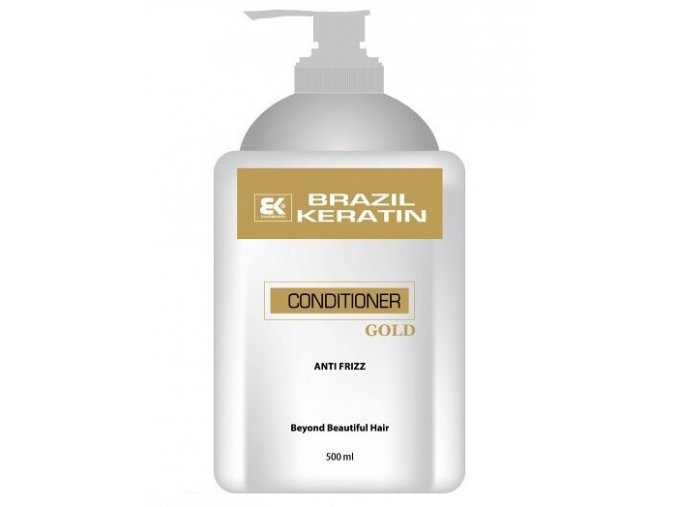 BRAZIL KERATIN Gold Conditioner regenerační keratinový kondicionér se zlatem 500ml