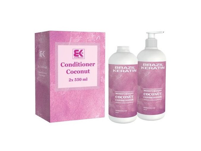 BRAZIL KERATIN Conditioner Coco hloubkově regenerující balzám s keratinem 2x550ml