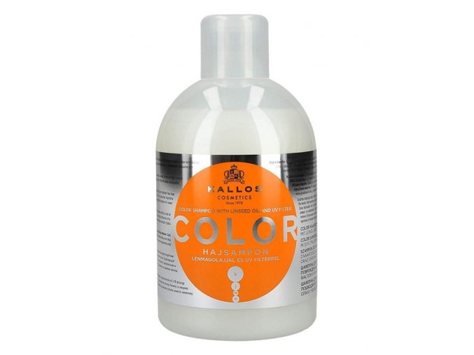 KALLOS KJMN Color Shampoo 1000ml - šampon na barvené a poškozené vlasy