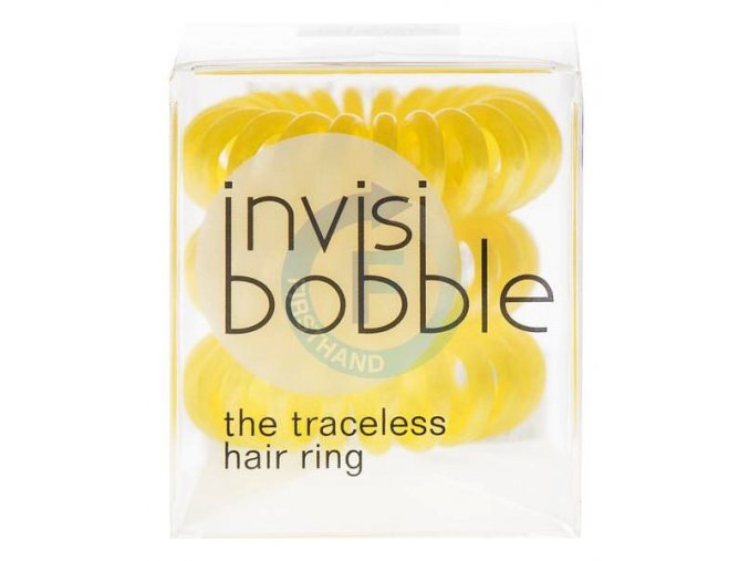 INVISIBOBBLE Original Hair Ring Yellow 3ks - Spirálová gumička do vlasů - žlutá