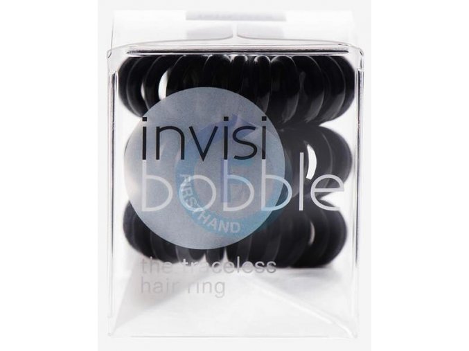 INVISIBOBBLE Original Hair Ring Black 3ks - Spirálová gumička do vlasů - černá