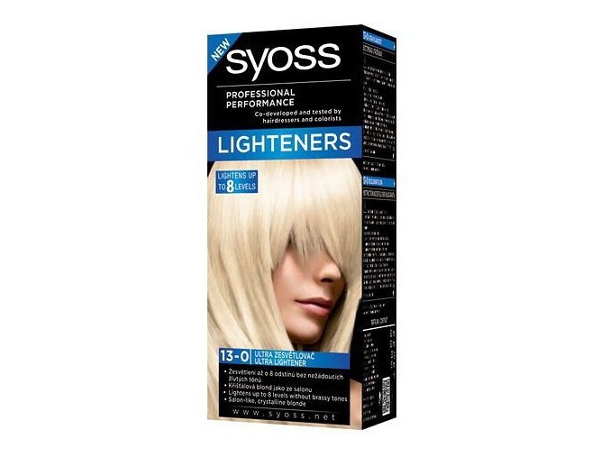 SYOSS Professional Intenzivní zesvětlovač Ultra Lightener 13-0 - zesvětlí vlasy až o 8 odstínů