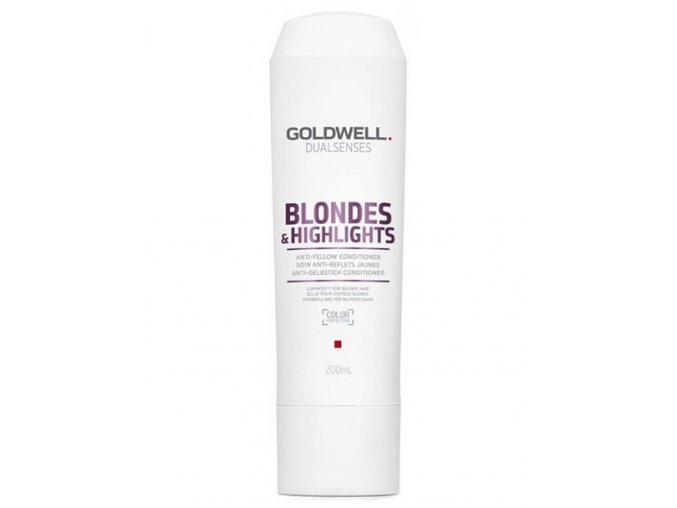 GOLDWELL Dualsenses Blondes And Highlights Conditioner 200ml - neutralizuje žluté odstíny