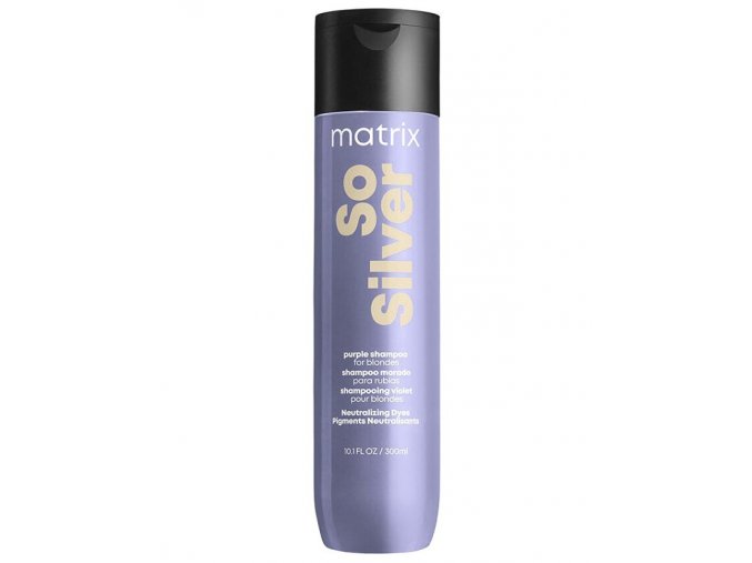 MATRIX Total Results So Silver Shampoo Color Obsessed 300ml - šampon pro blond a melírované vlasy