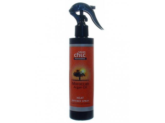 SALON CHIC Heat Defence Spray Argan Oil 200ml - ochrana vlasů před žehlením a fénováním