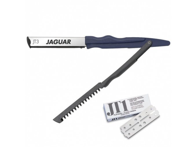 JAGUAR JT3 Břitva s plastovou rukojetí - seřezávač pro tvarování, řezání a holení