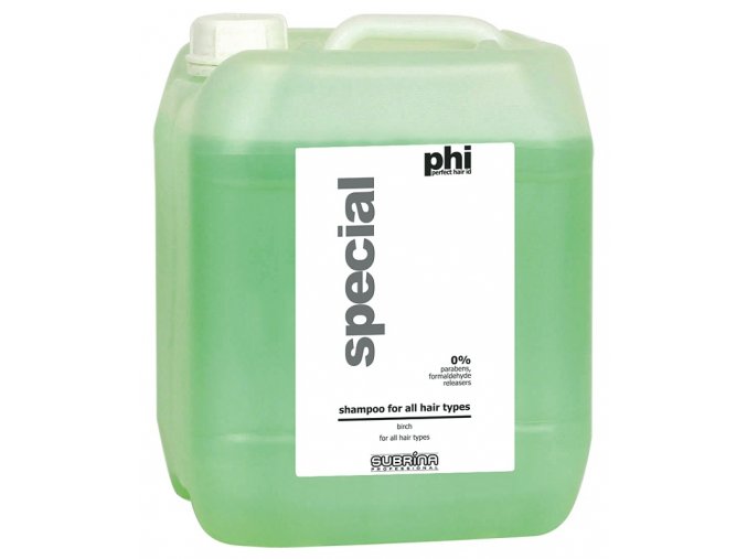 SUBRÍNA PHI Shampoo for All Hair Types Birch 5000ml - březový šampon na vlasy