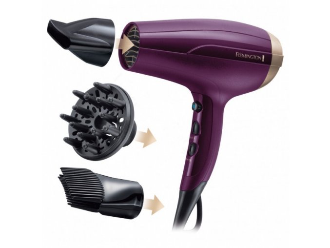 REMINGTON D5219 Your Style Dryer Kit - Fén na vlasy se třemi nástavci 2400W