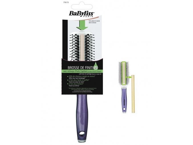 BABYLISS Paris Brosse De Finition - kartáč na vlasy s Arganovým olejem - fialový