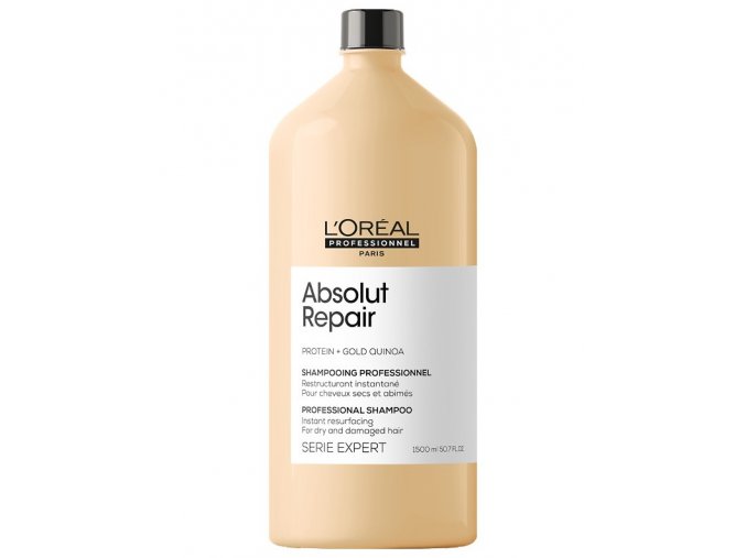 LOREAL Serie Expert Absolut Repair Gold Quinoa Shampoo 1500ml - pro velmi poškozené vlasy