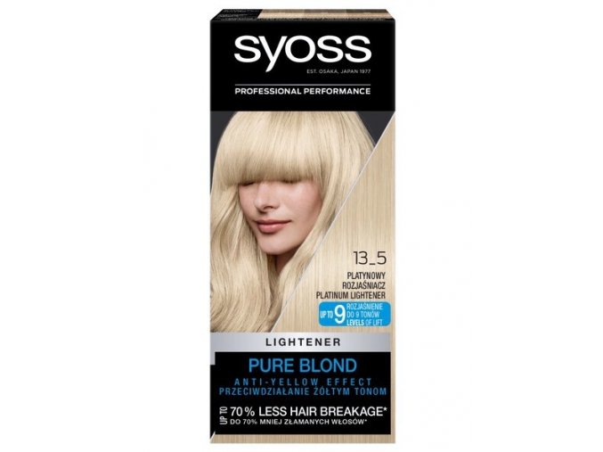 SYOSS Professional Platinový zesvětlovač Platinum Lightener 13 5