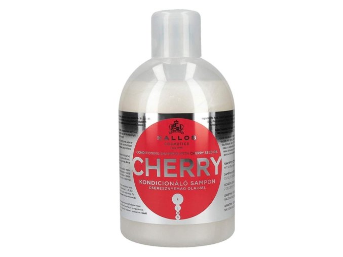 KALLOS KJMN Cherry Shampoo 1000ml - třešňový hydratační šampon suché vlasy